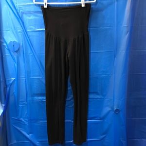 Maternity black knit pants